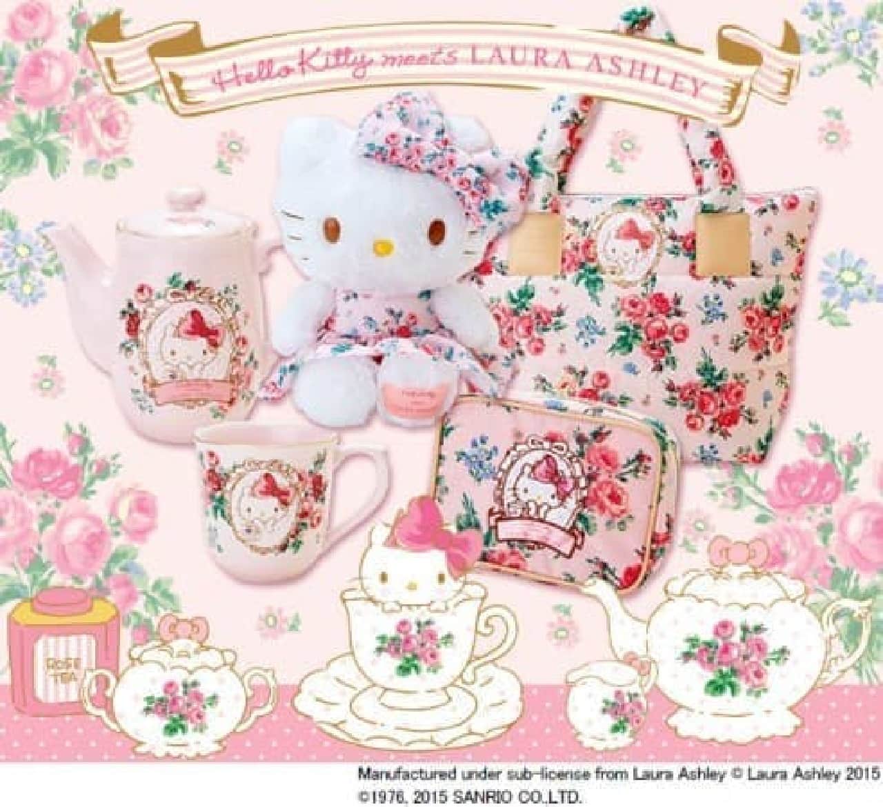 An adult cute collaboration between the elegant rose motif and Hello Kitty! (Source: Sanrio official website)