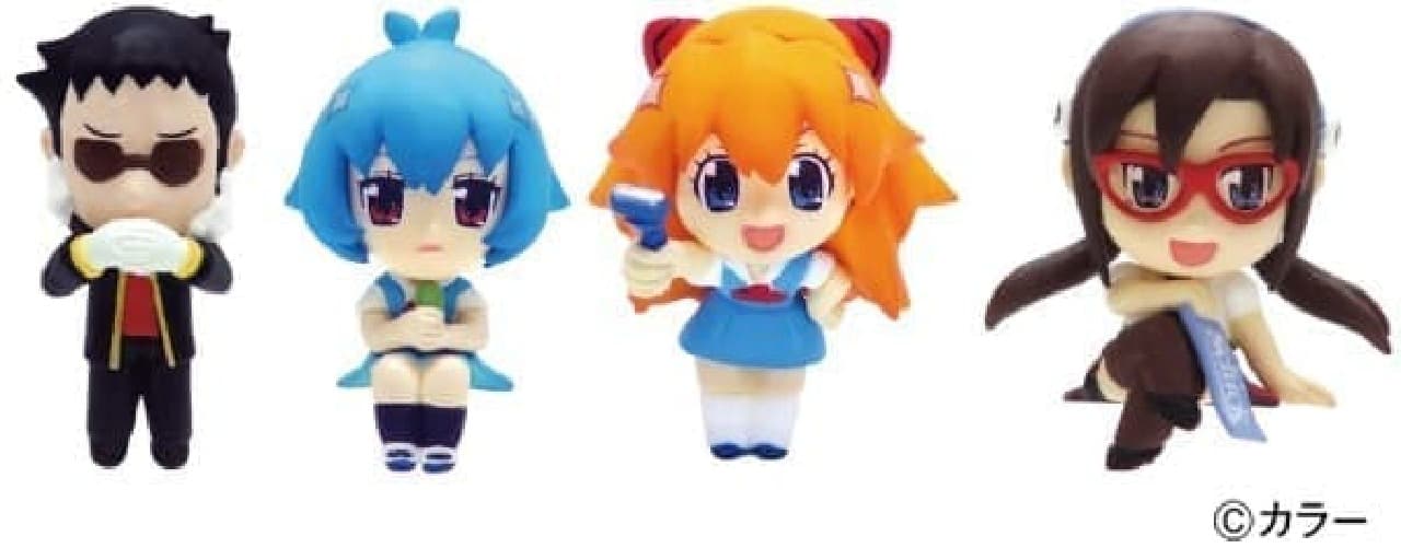 Cute figures of Ray and Asuka
