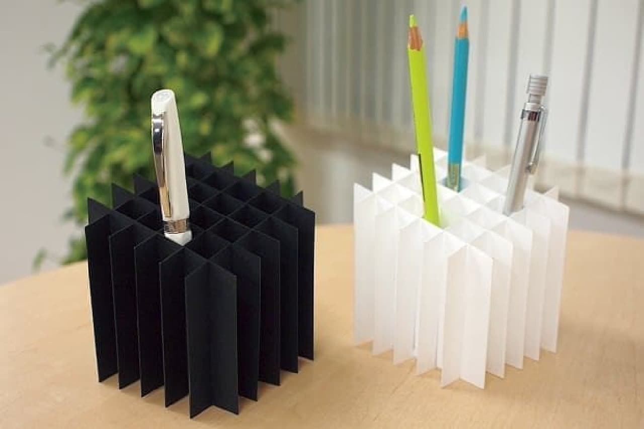A pen stand that looks like a geometric and beautiful object