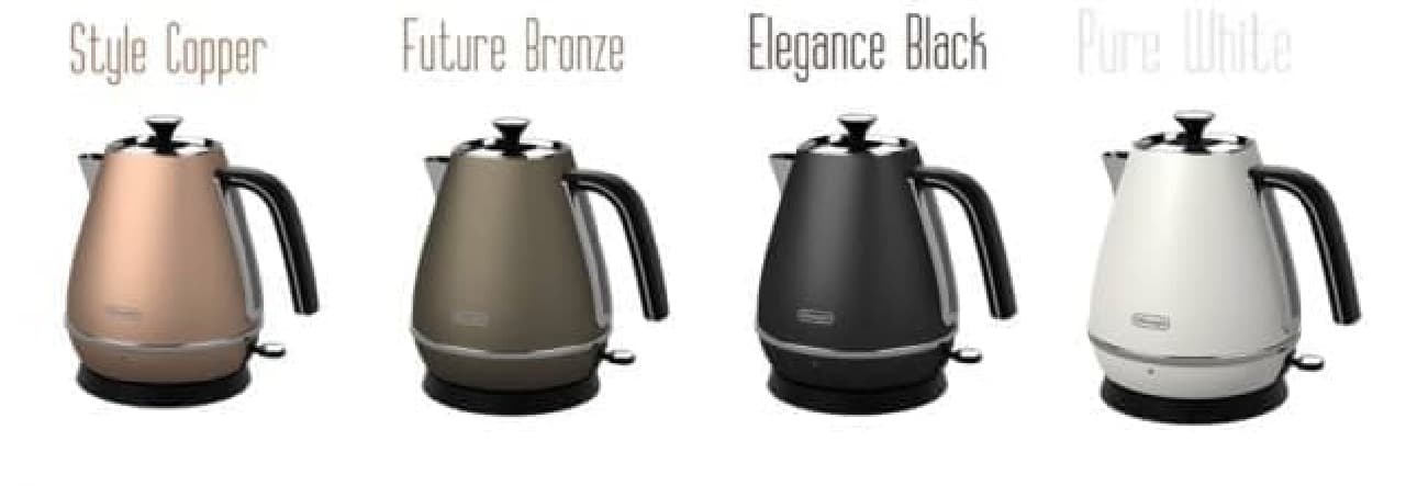 Color variation of electric kettle