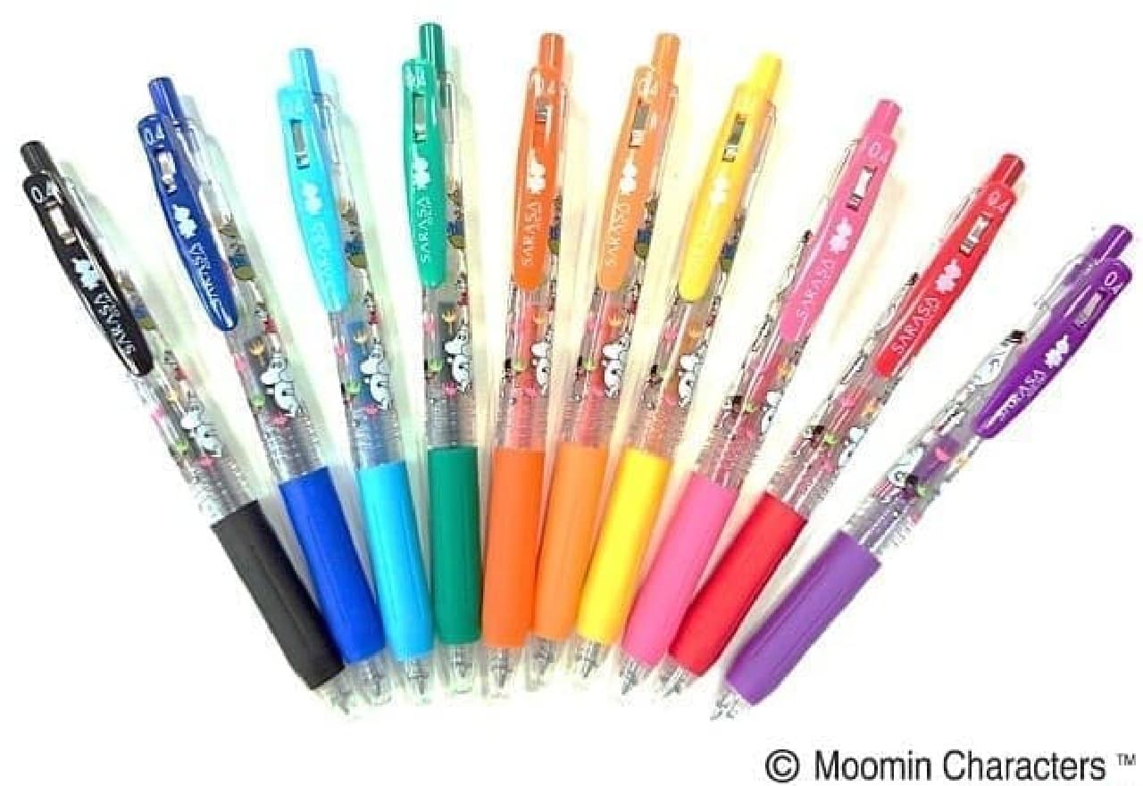 Moomins become colorful ballpoint pens!
