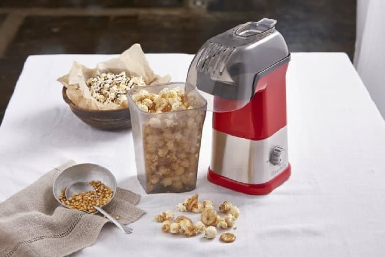 Adult-style gourmet popcorn at home