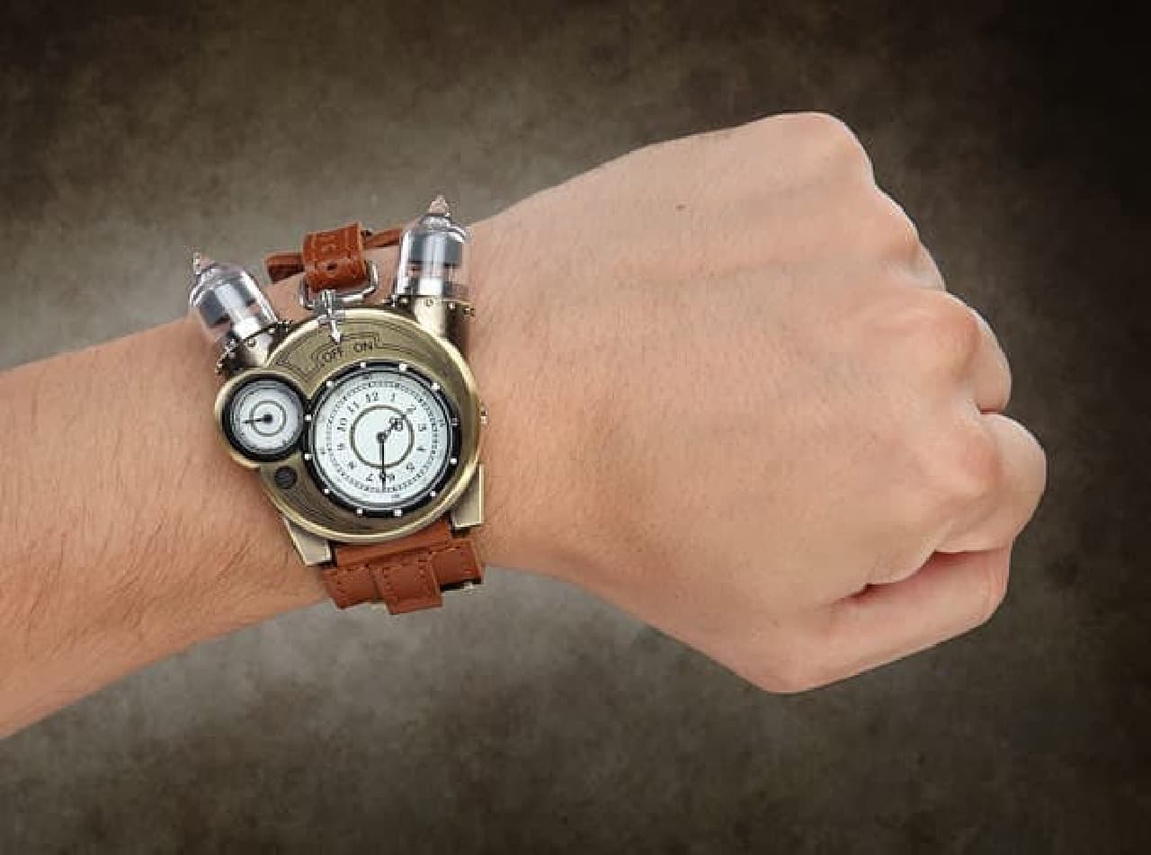 真空管がデザインされた腕時計「Tesla Watch」 [えんウチ]
