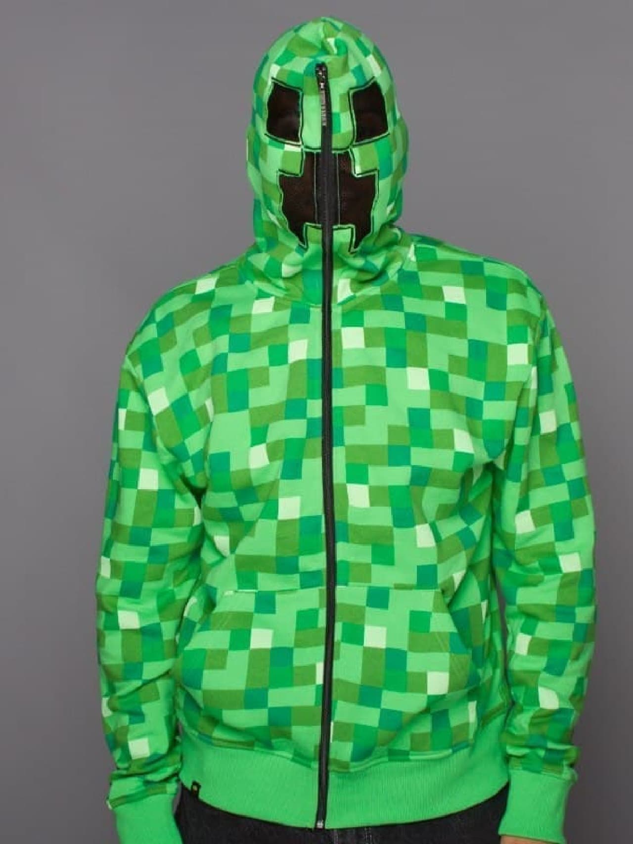 There are also products that can be used for Halloween costumes (the image is a creeper premium hoodie).