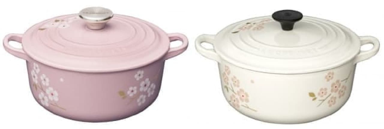 Japan limited model, right is Le Creuset shop and Isetan Shinjuku limited color (48,000 yen each)
