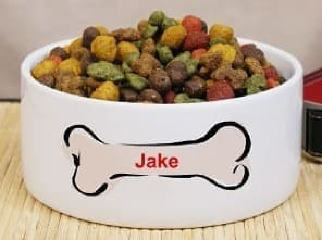 Reference image: Food bowl with dog's name