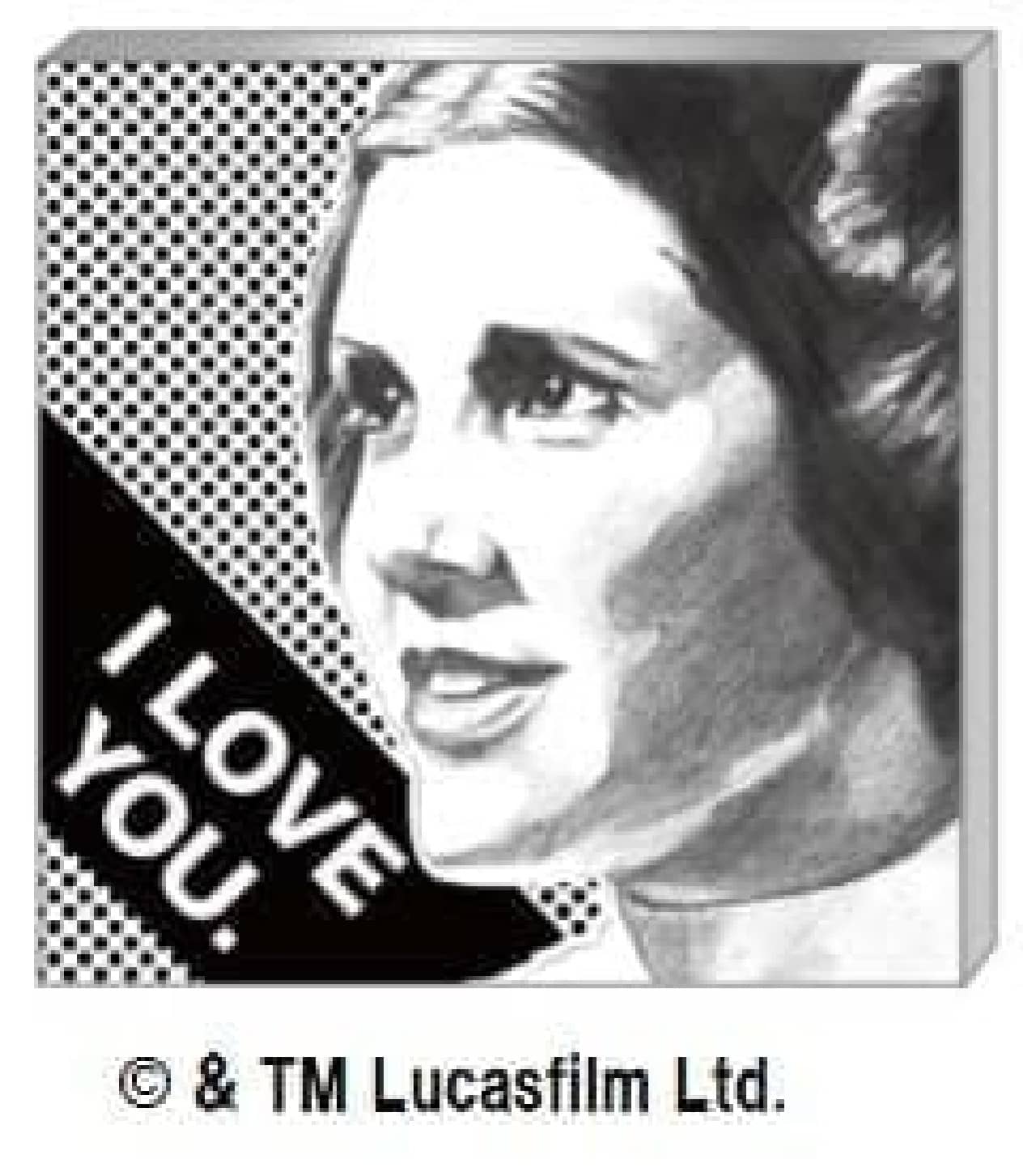 "Princess Leia" pin badge for purchases over 3,000 yen