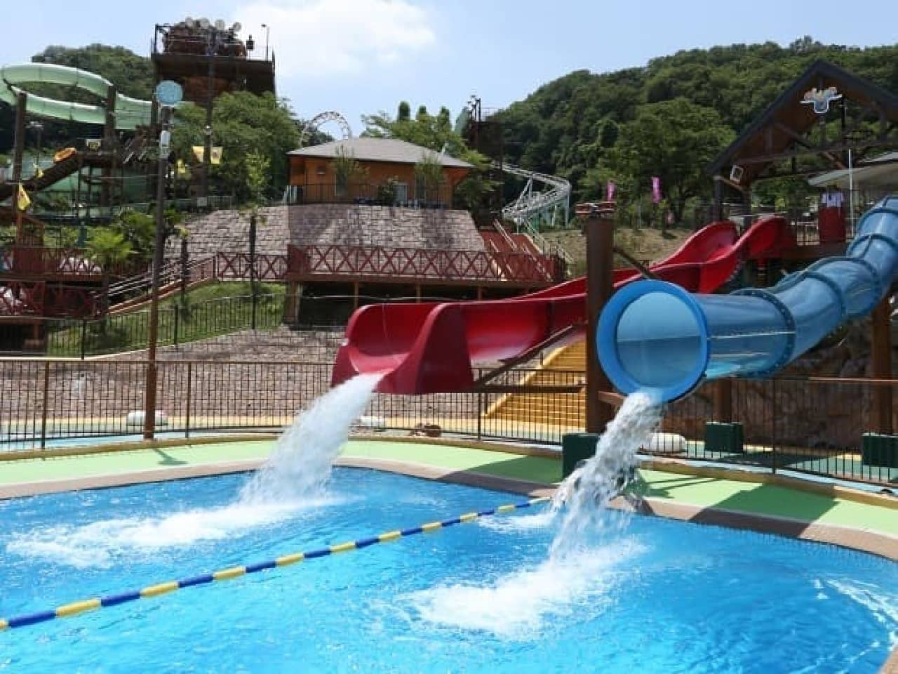 Supervised by the technical staff in charge of waterslides at "Tokyo Summerland"