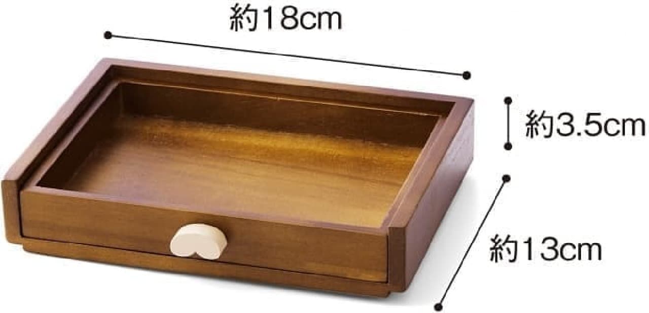 "Stacking wooden drawer" size