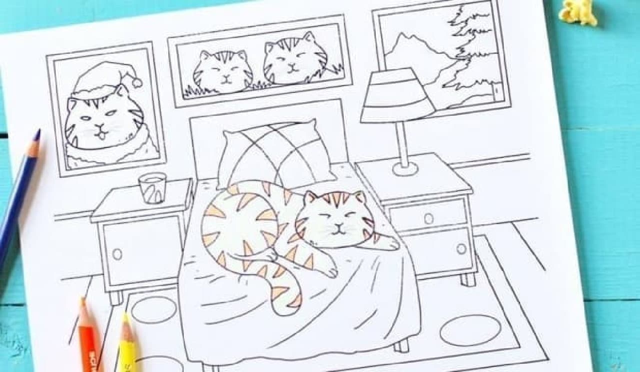 大人過ぎるネコ塗り絵「Lazy-Ass Cats」