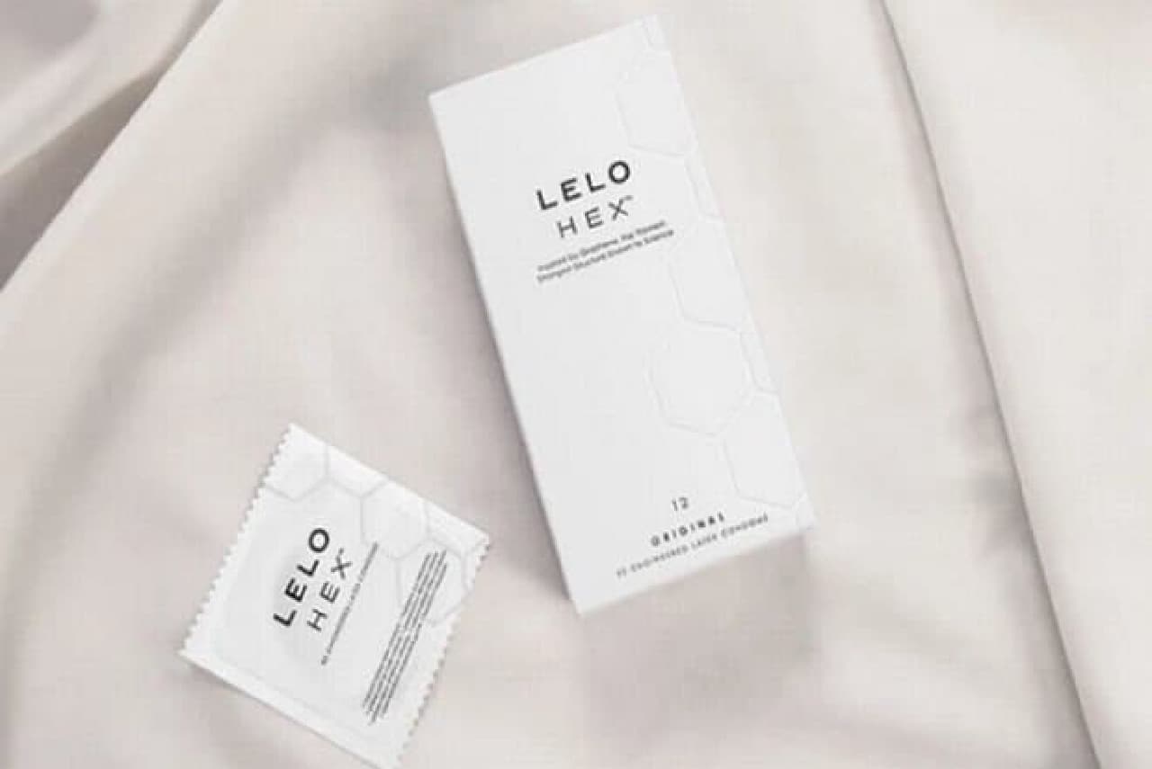 Condom "LELO HEX" that is hard to tear with a hexagonal lattice structure