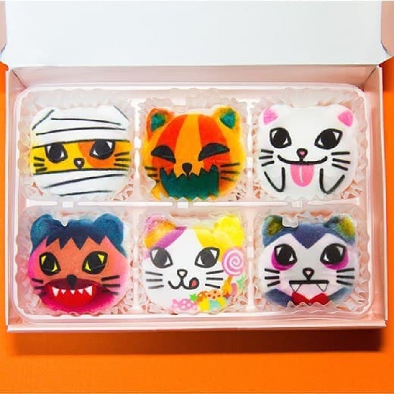 "Halloween Nyasumaro 6 pieces", which cats dressed as Jack O Lanterns and mummies, is now on sale
