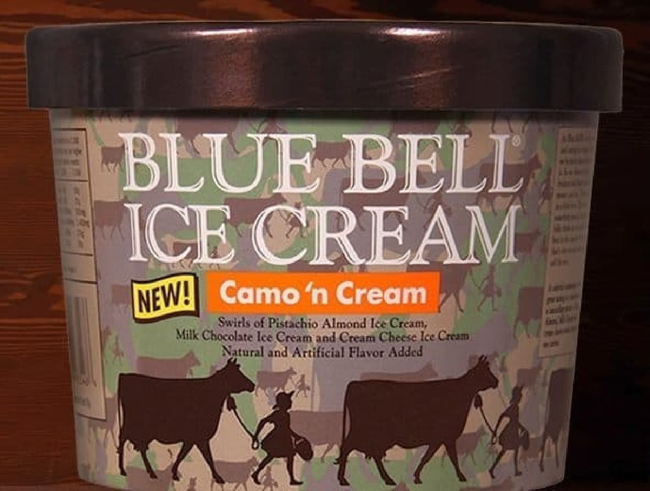 Camouflage ice cream "Camo'n Cream"