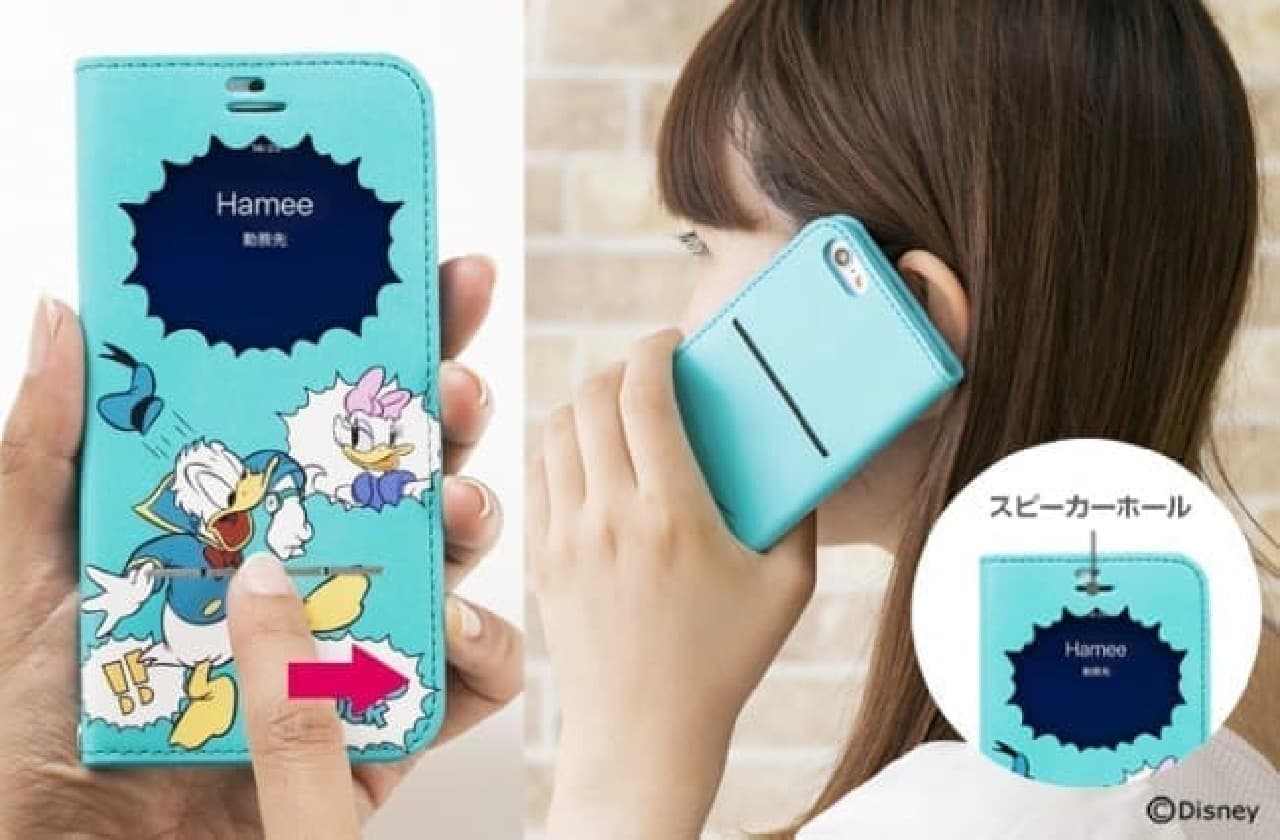 "Disney character / diary case with flip window" for iPhone 7