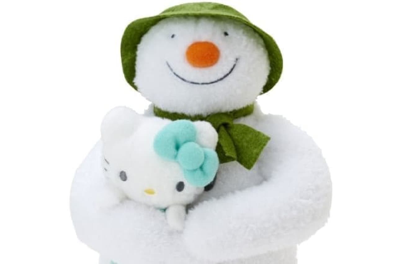 Snowman x Hello Kitty collaboration goods