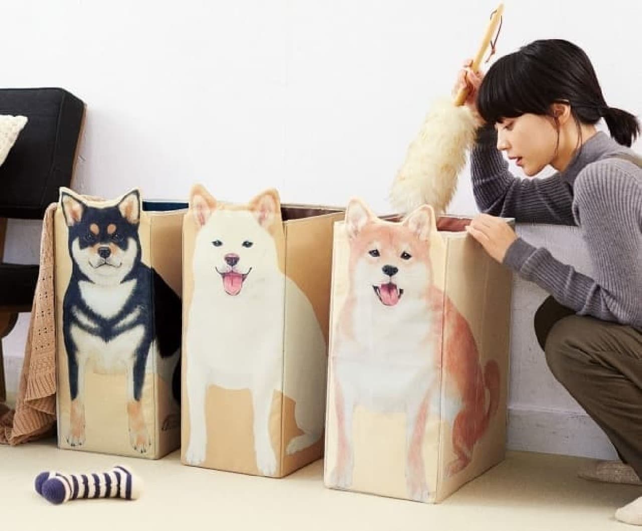 "Smart Shiba Inu Storage Box", Felissimo YOU + MORE! from
