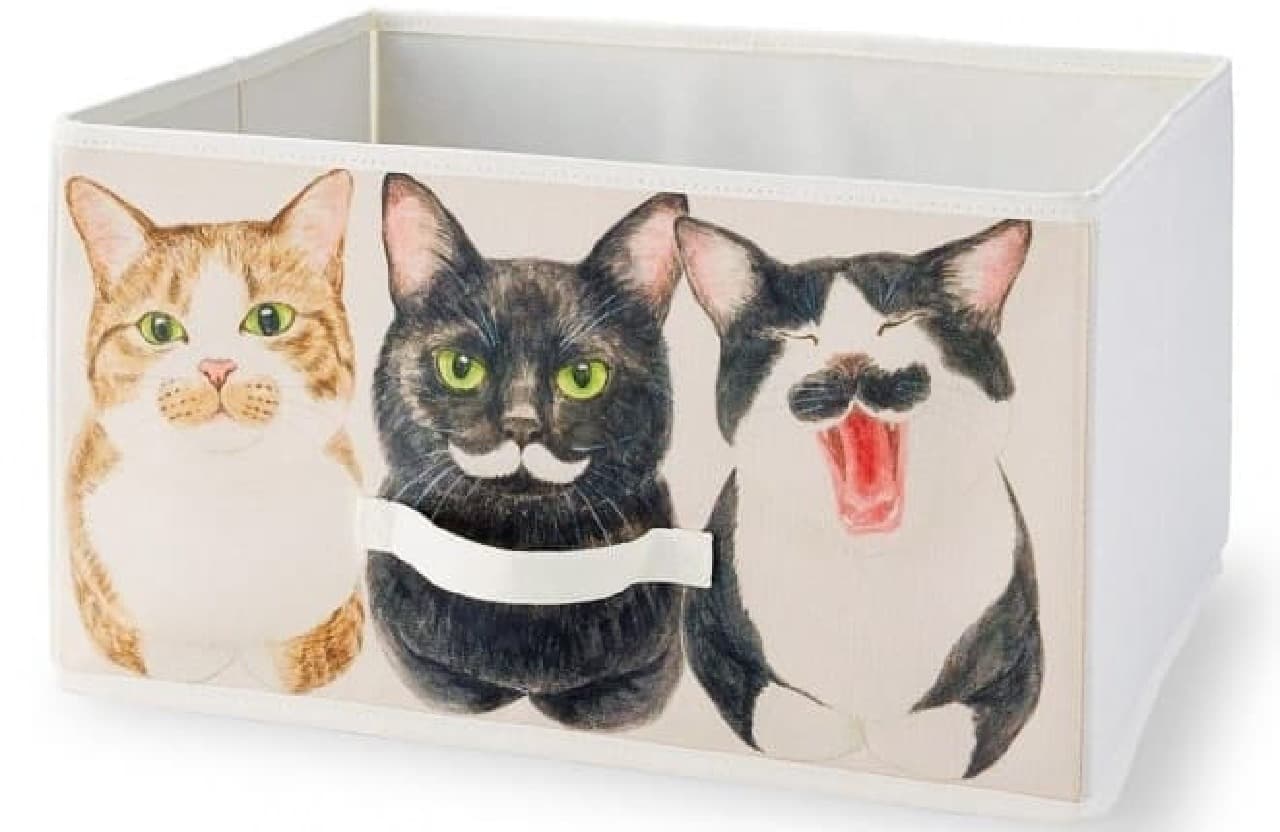 「香箱座り猫の収納ボックス」、フェリシモYOU＋MORE！から