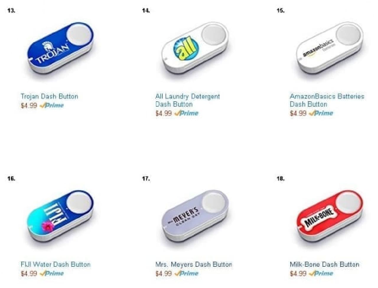 「Amazon Dash Button」、日本でも販売開始