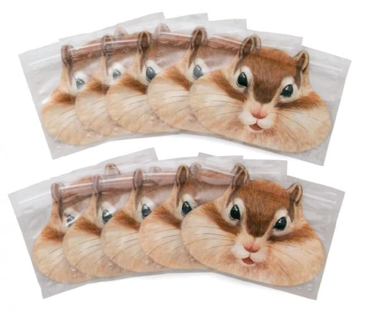 Chipmunk cheek pouch with gusset