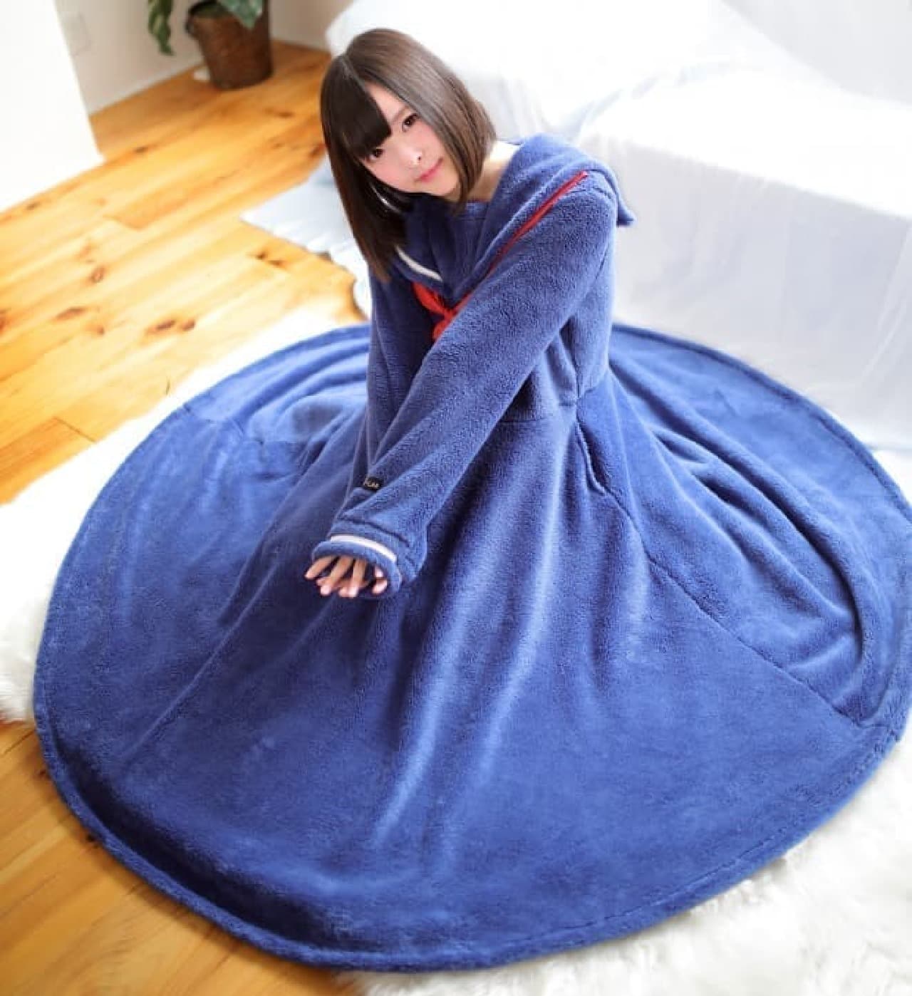 冬にうれしい 「セラコレ」着る毛布タイプ