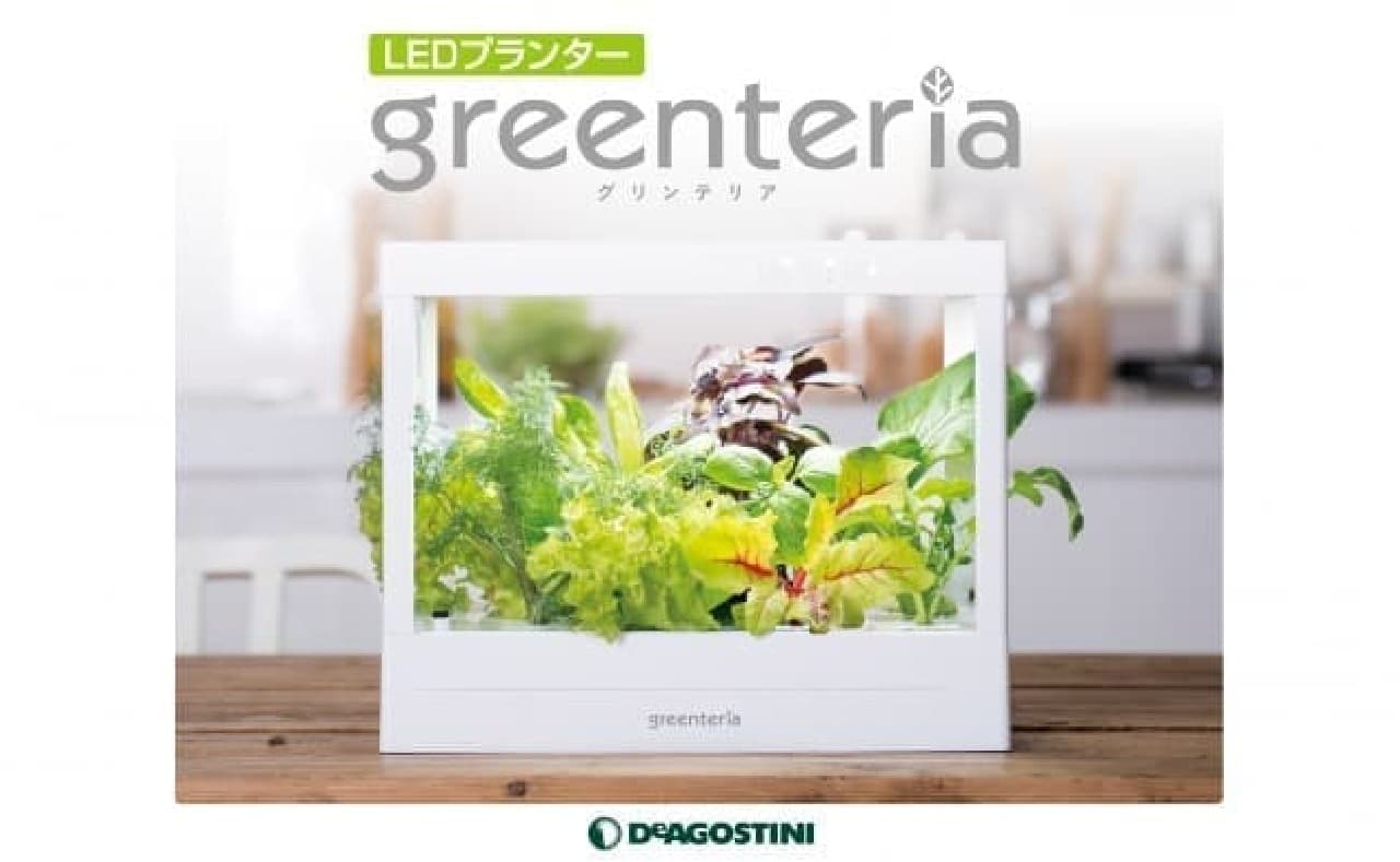 デアゴスティーニ「LEDプランター グリンテリア 水耕栽培用」