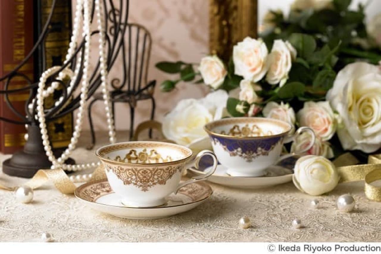 The Rose of Versailles x Noritake Oscar & Andre Wedding Tea Cup & Saucer Set
