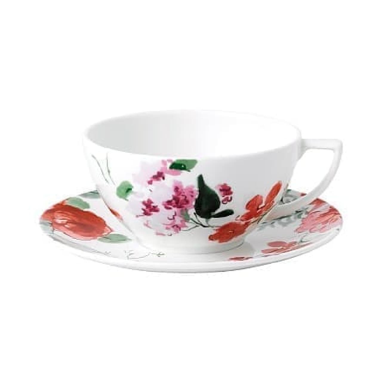 Jasper Conlan Floral Teacup & Saucer