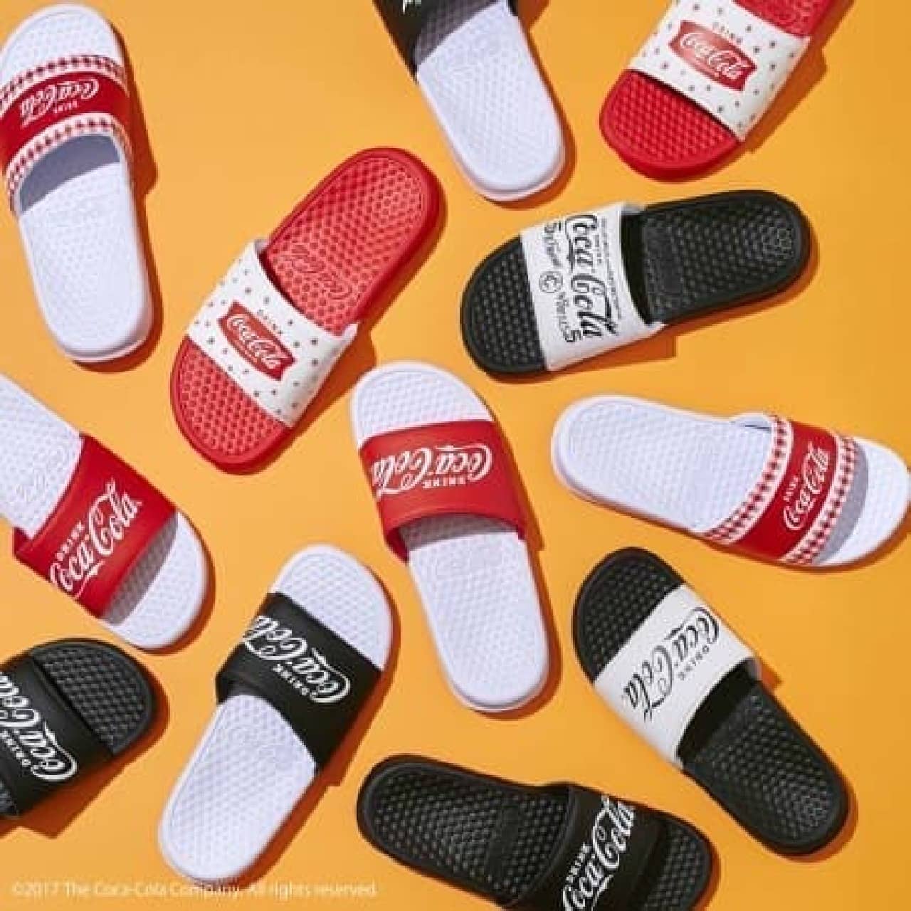 "Coca-Cola" shower sandals