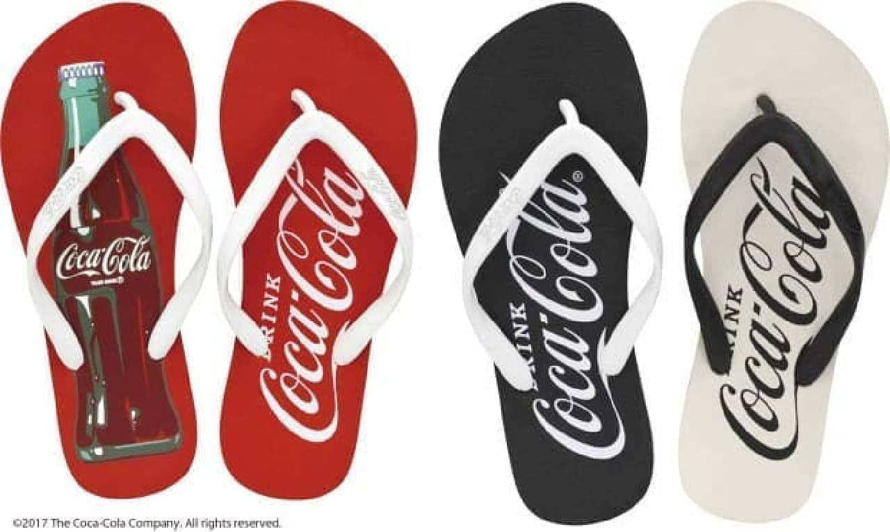 "Coca-Cola" flip-flops