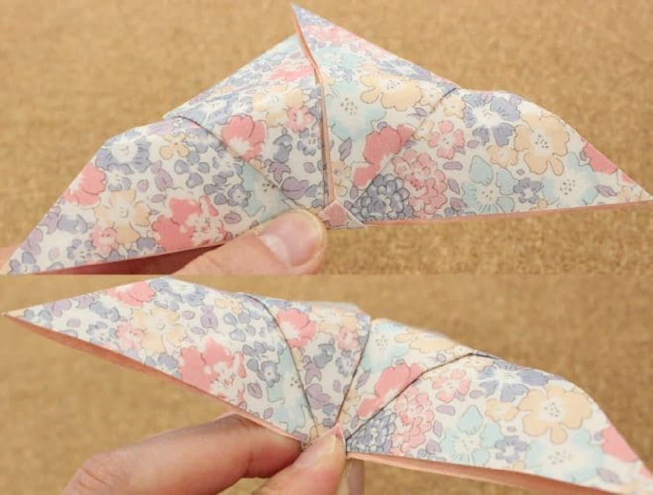 How to fold an origami butterfly