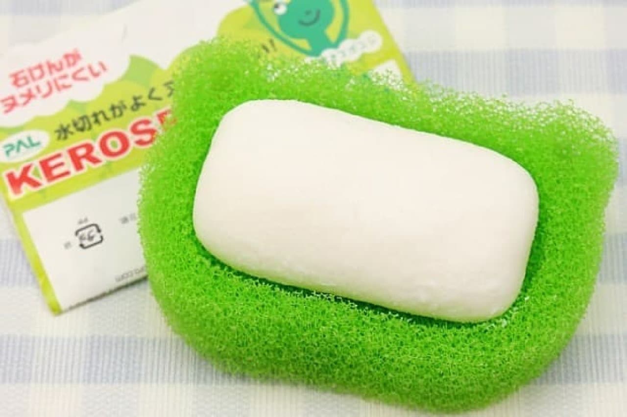 Soap holder sponge that is hard to get slimy