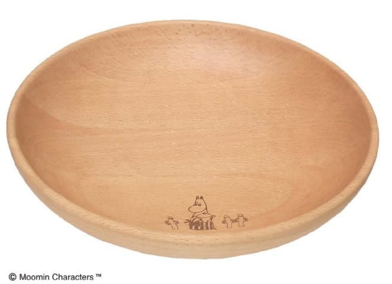 Wooden kitchen series Moominmamma's round dish 23