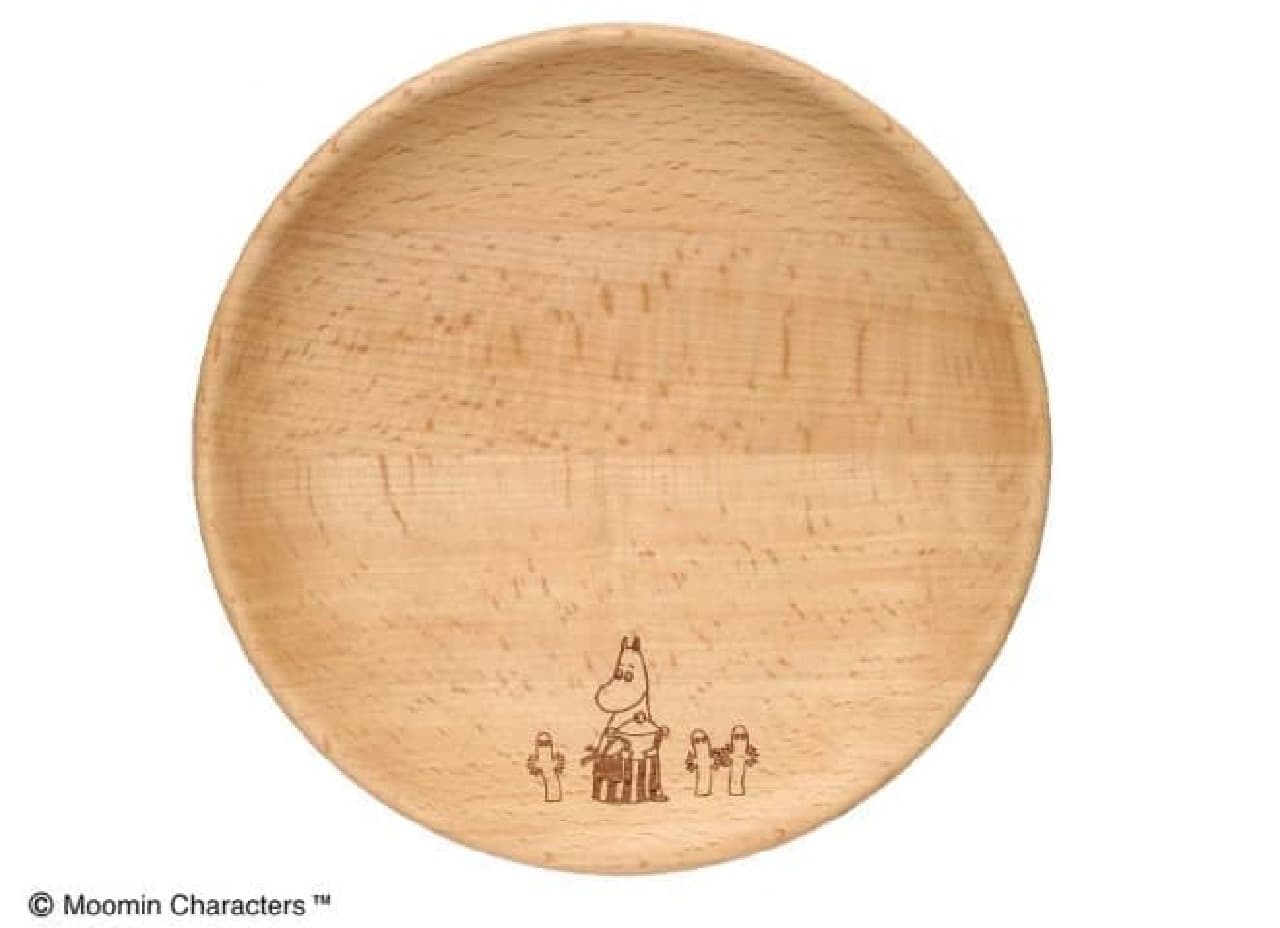 Wooden kitchen series Moominmamma's plate dish 18