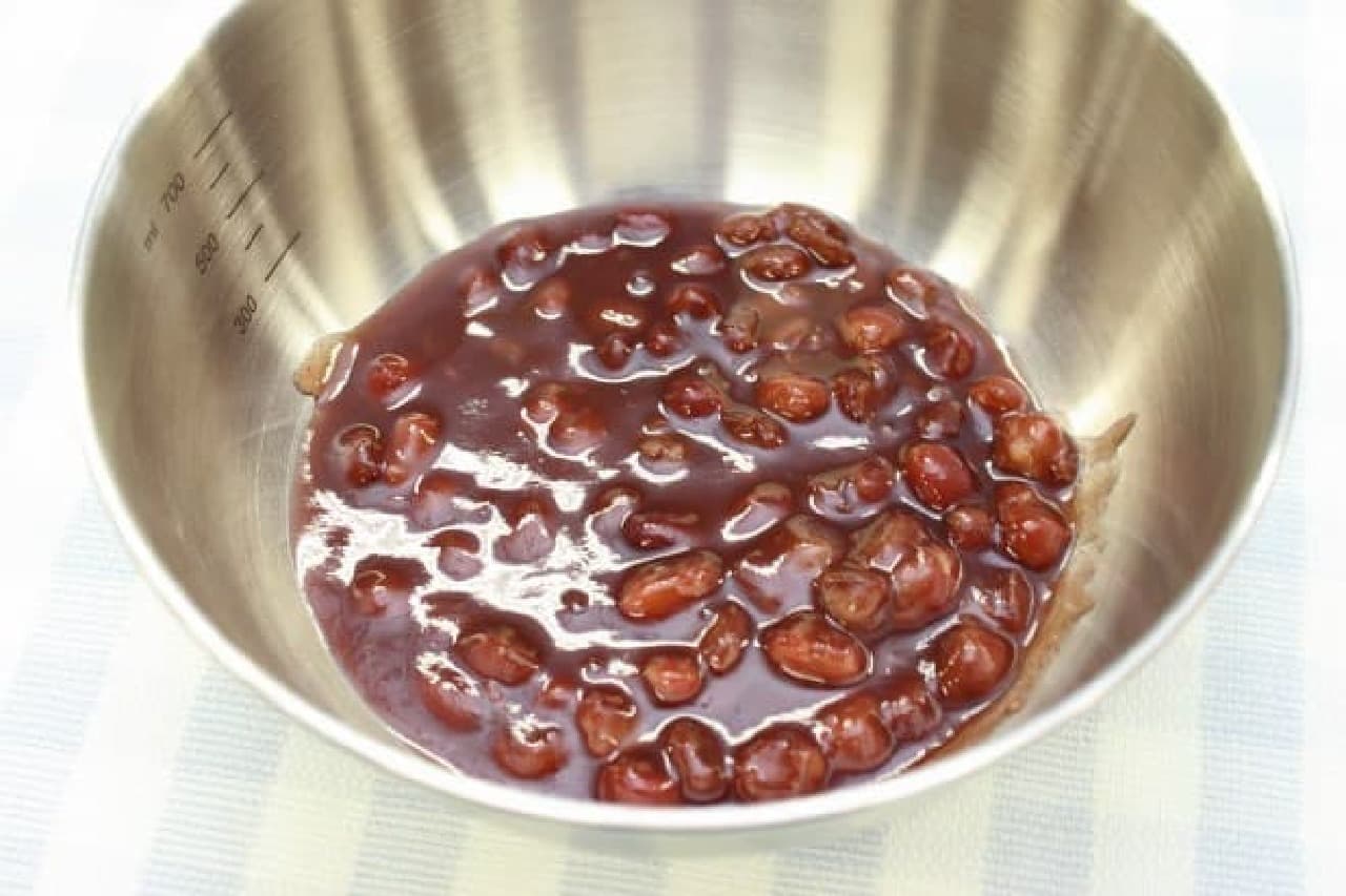 Boiled red bean can recipe "Cool red bean milk"