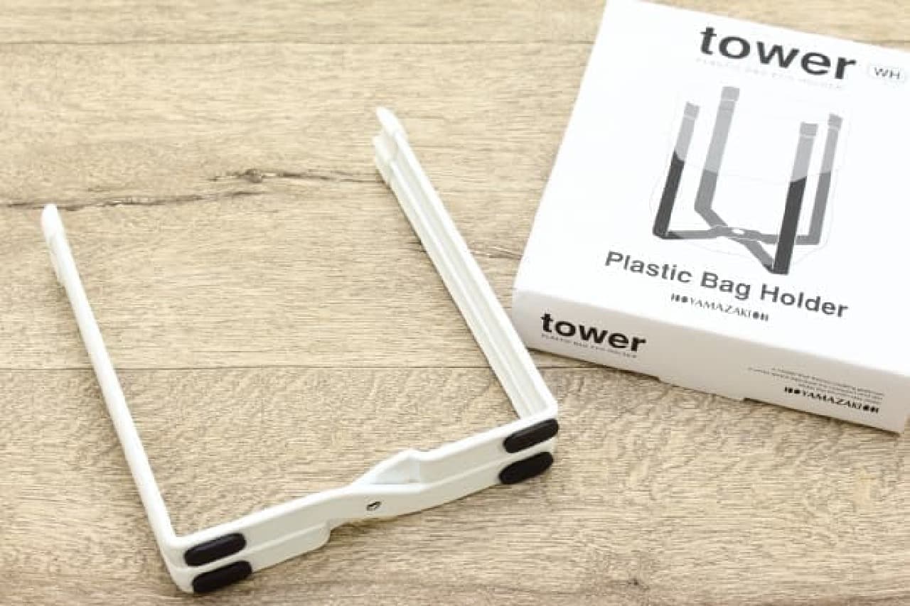 Plastic bag eco holder tower