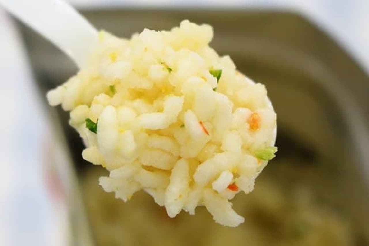 Nagatanien's emergency food "freeze-dried rice"