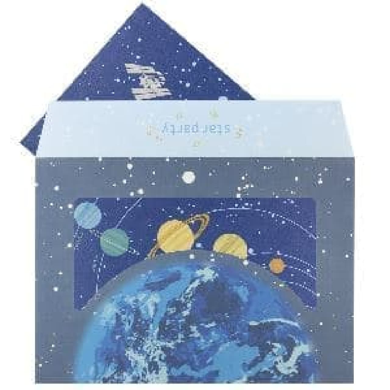 Vixen letter set and schedule sticker designed for celestial bodies and starry sky