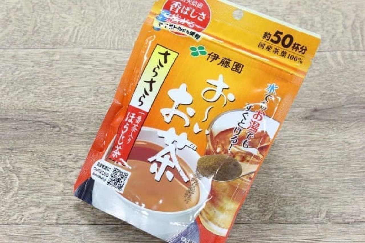 Ito En's powder type "Oi Ocha Sarasara Hoji Tea"