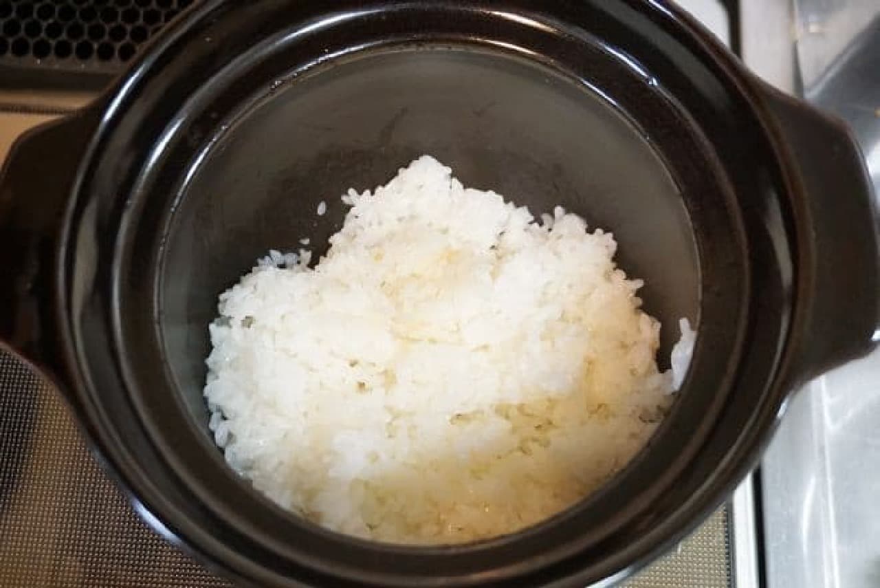 ニトリの「炊飯土鍋 3合炊き」