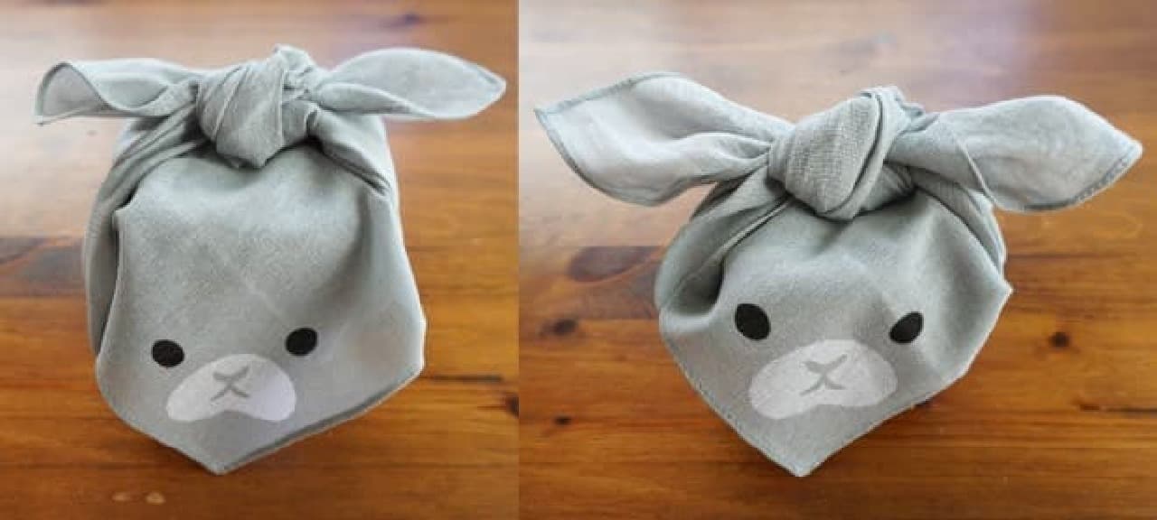Can Do "Wrapping Mini Furoshiki" Shiba Inu, Hachiware Cat, Squirrel, Rabbit