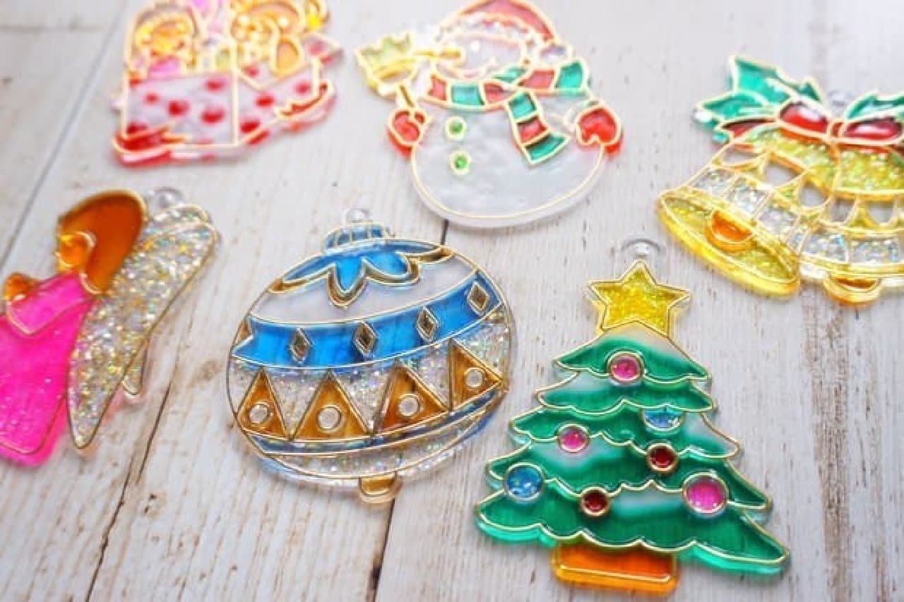 Yamato "Glass Deco Christmas Ornament Set"