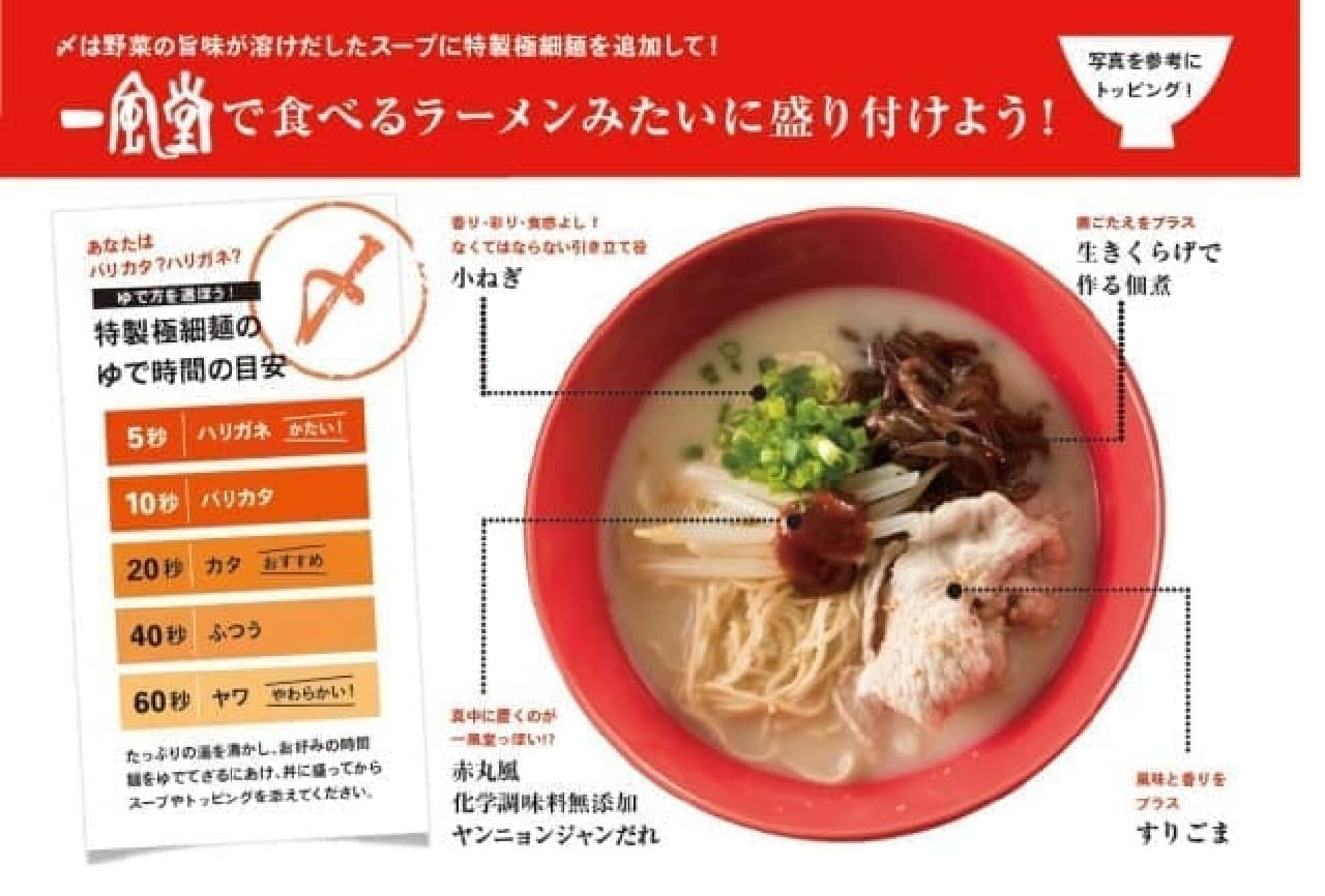 Menu kit "Kit Oisix pork bone soup pot with plenty of vegetables" supervised by Ippudo
