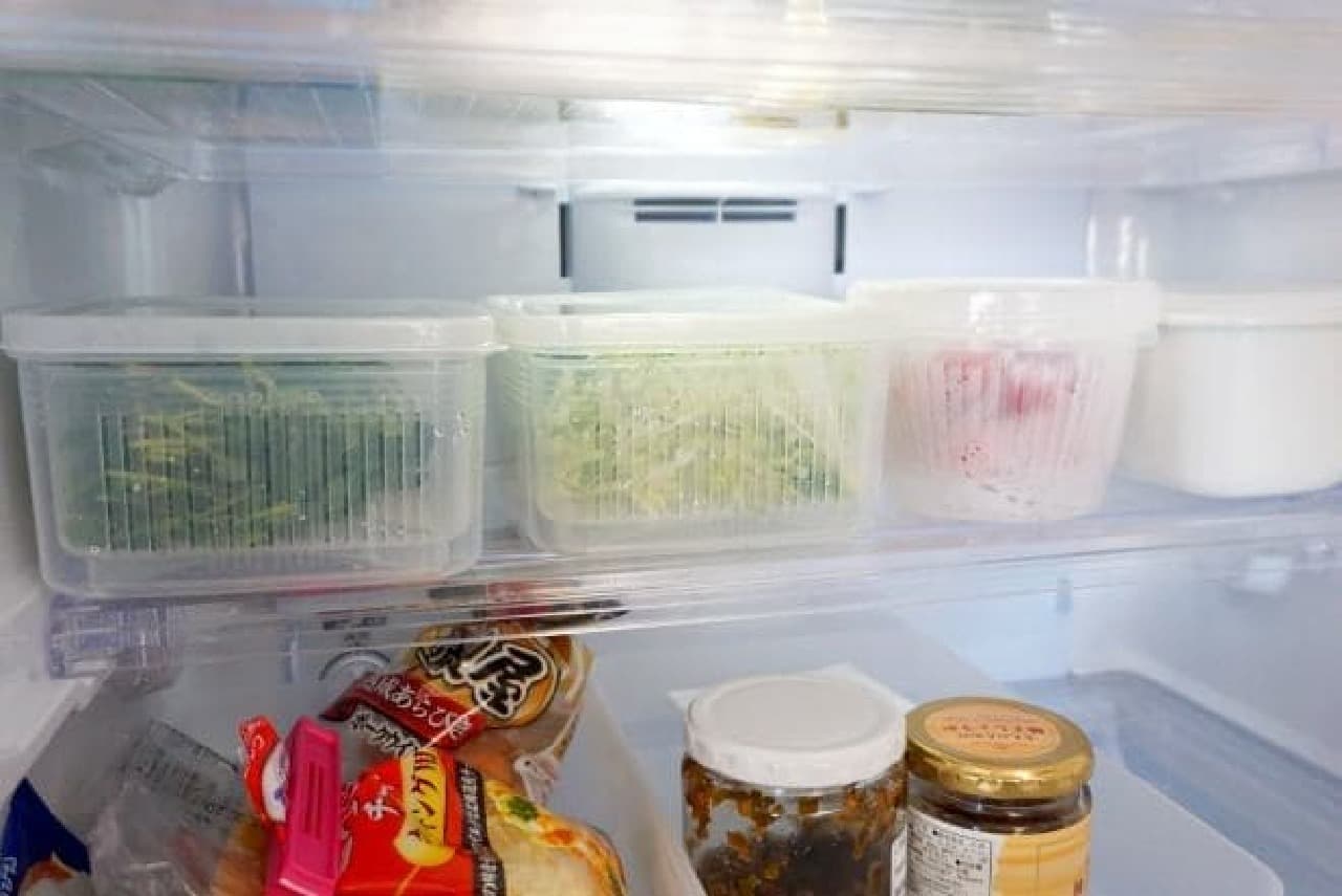 100均で買えるナカヤのザル付き保存容器が超便利！野菜の処理＆保存がスピーディーに [えんウチ]