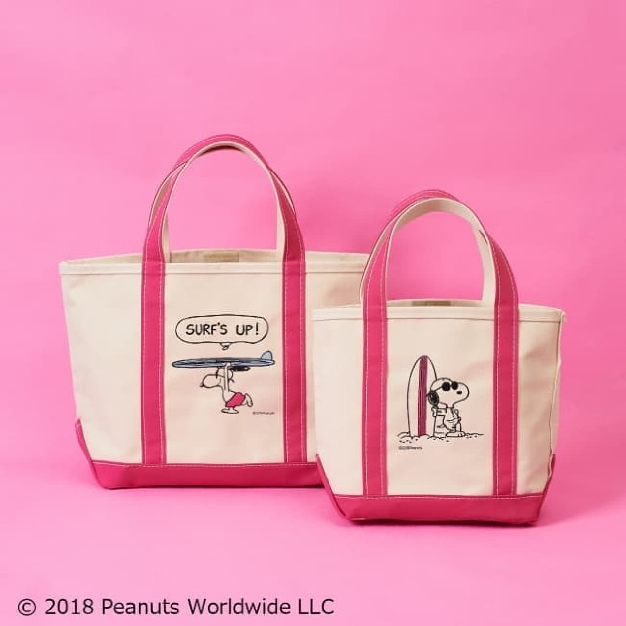 "L.L.Bean" tote bag in collaboration with Snoopy is now in PLAZA