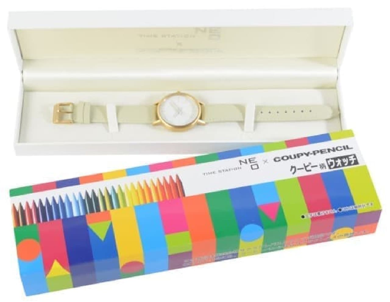 Sakura Color Products x Time Station NEO "Coupy Pattern Watch"
