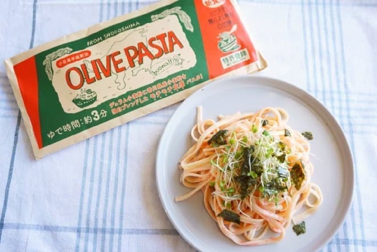 Mutual prosperity food "olive pasta"