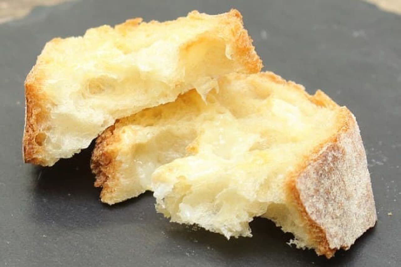 Condensed milk rusk recipe made with an oven toaster, ingredients are French bread and condensed milk
