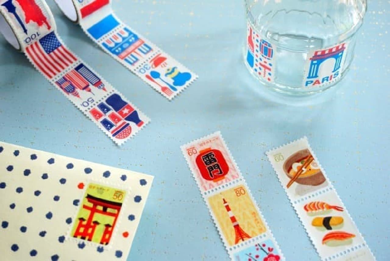 Daiso "stamp type masking tape"