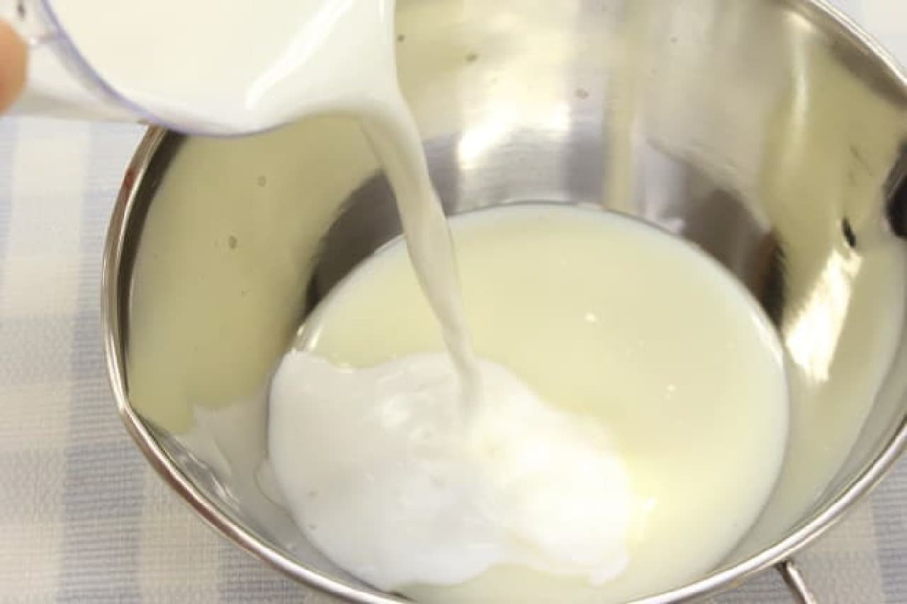 ミルクジェラートの簡単レシピ