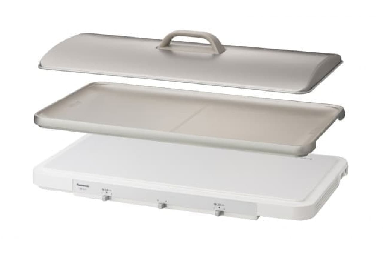 Hot plate "KZ-CX1" that can also be used as a 2-port IH cooker